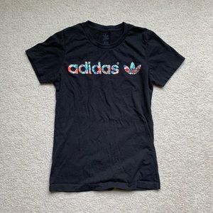 Adidas cotton Tshirt black S